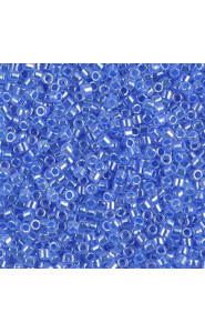 Miyuki delica beads 10/0 - Lined crystal sapphire DBM-240